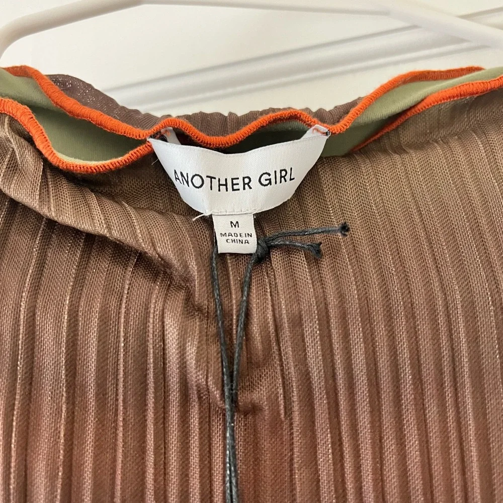 Faithfull the Brand Ombre Maxi Dress in Rust, Olive & Chocolate - Picture 3 of 7